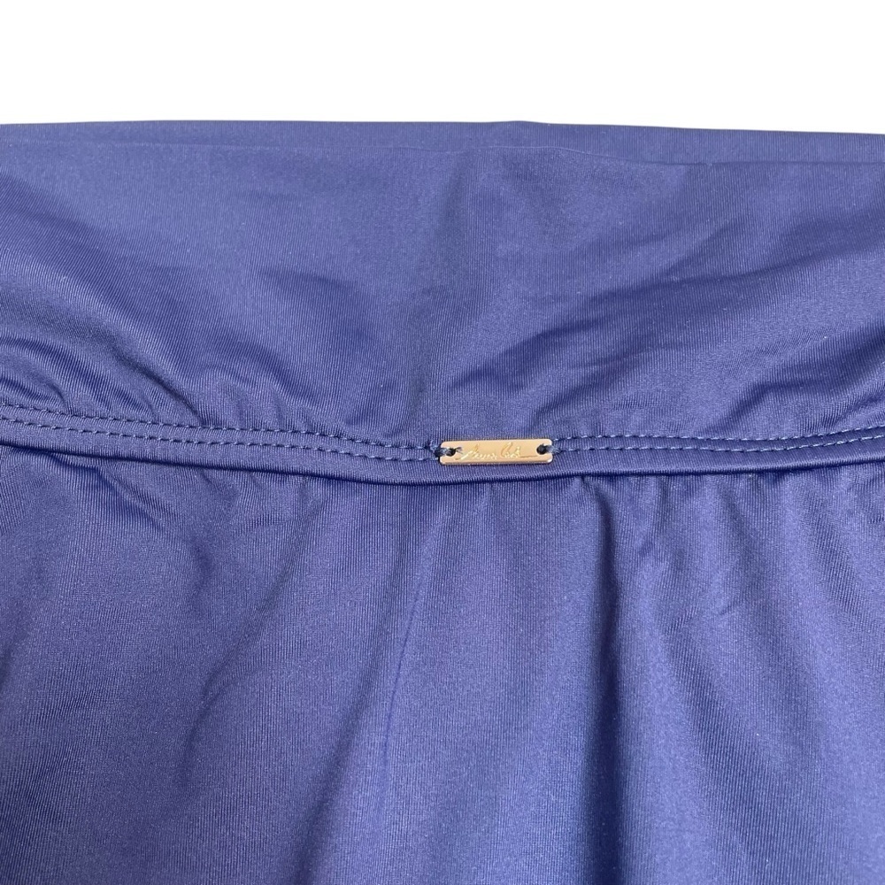 Anne Cole Plus Size Banded Swim Skirt Navy Blue Size 16 W New with Tags - Picture 6 of 6